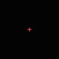 Magnified Cross Red