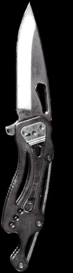 Curved-handle knife.